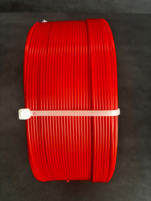 PETG+ ABAFLEX red 3028, 1.75 ± 0.019 mm, 750g, REFILL 60mm