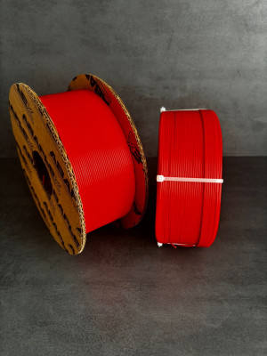 PETG+ ABAFLEX red 3028, 1.75 ± 0.019 mm, 750g, REFILL 60mm