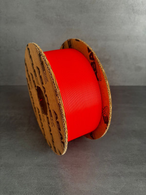 PETG+ ABAFLEX red 3028, 1.75 ± 0.019 mm, 1000g, cívka 84mm