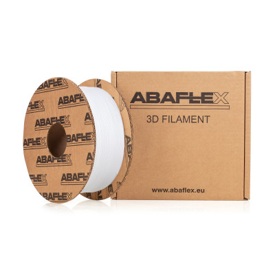 PETG+ filament ABAFLEX bílý, 1.75 ± 0.019 mm, 1000g, cívka 84mm