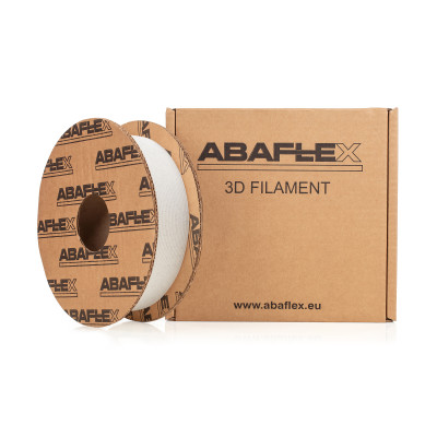 PLA filament ABAFLEX bílý mramor, 1.75 ± 0.019 mm, 750g, cívka 64mm